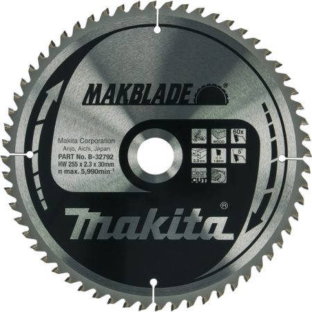 Makita B-32792 List pile MAKBlade, 255x30x60Z, za drvo
