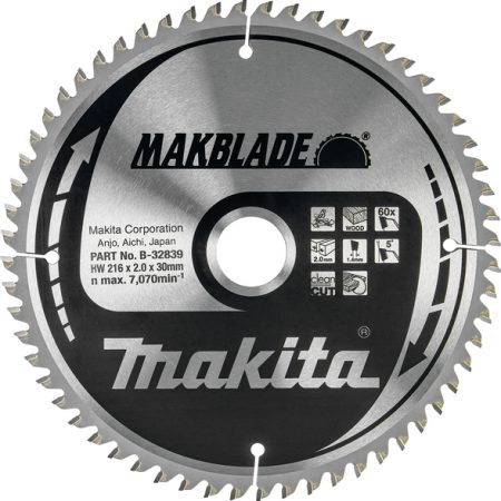 Makita B-32839 List pile MAKBlade, 216x30x60Z, za drvo