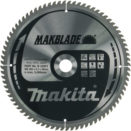 Makita B-32851 List pile MAKBlade, 305x30x80Z, za drvo