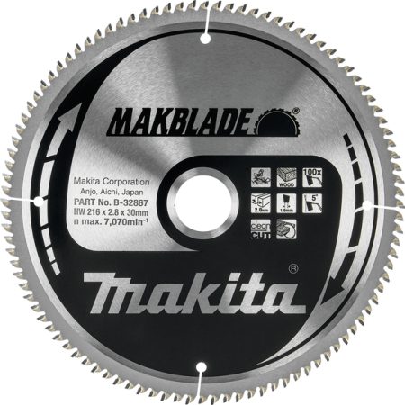 Makita B-32867 List pile MAKBlade, 216x30x100Z, za drvo