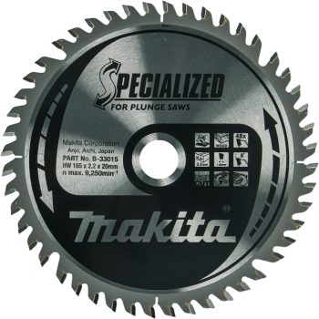 Makita B-33015 TCT list pile Specialized, 165x20x48Z, za drvo