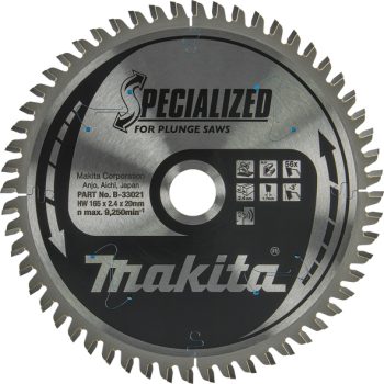 Makita B-33021 TCT list pile Specialized, 165x20x56Z, za alu