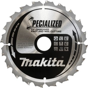 Makita B-33174 TCT list pile Specialized,185x30x40Z,za drvo s čavlima