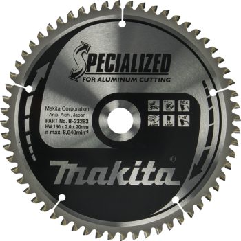 Makita B-33283 TCT list pile Specialized, 190x20x60Z, za alu