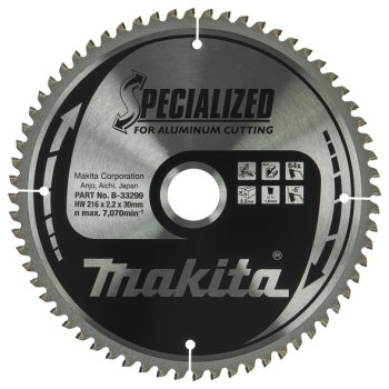 Makita B-33299 TCT list pile Specialized, 216x30x64Z, za alu