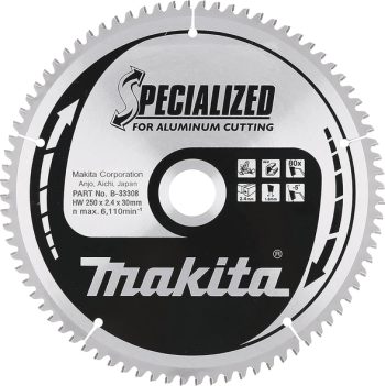 Makita B-33308 TCT list pile Specialized, 250x30x80Z, za alu