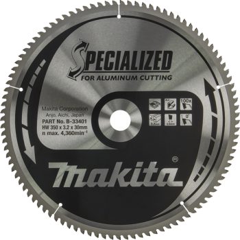 Makita B-33401 TCT list pile Specialized, 350x30x100Z, za alu