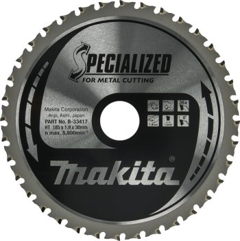 Makita B-33417 TCT list pile Specialized, 185x30x36Z, za metal