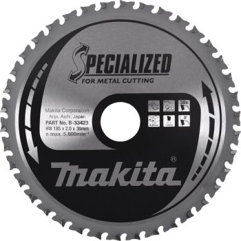 Makita B-33423 TCT list pile Specialized, 185x30x38Z, za metal