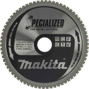 Makita B-33445 TCT list pile Specialized, 185x30x70Z, za metal