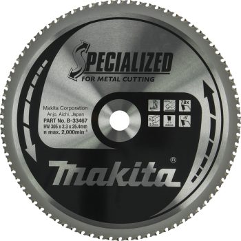 Makita B-33467 TCT list pile Specialized, 305x25,4x78Z,za metal