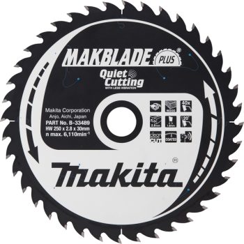 Makita B-33489 List pile MAKBlade Plus, 250x30x40Z, za drvo