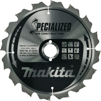 Makita B-33560 TCT list pile Specialized, 235x30x16Z,drvo s čavlima