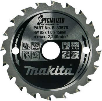 Makita B-33576 TCT list pile, 85x15x20Z, za drvo