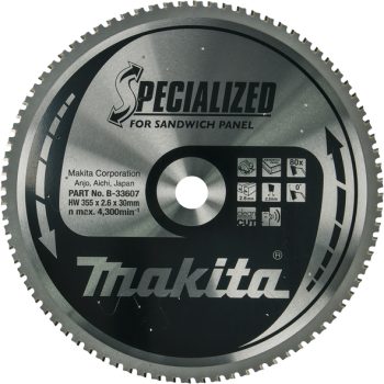 Makita B-33607 TCT list pile Specialized, 355x30x80Z, za panele