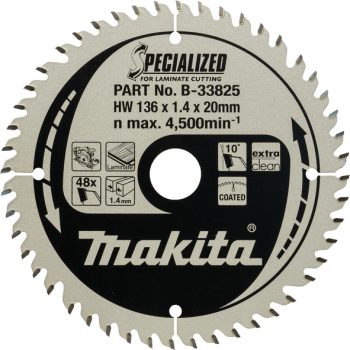 Makita B-33825 TCT list pile, 136x20x48Z, za drvo, laminat