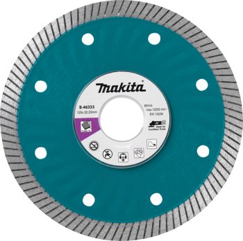 Makita B-46333 Dia. ploča,valoviti rub,suho 125x22,23mm,ploščice