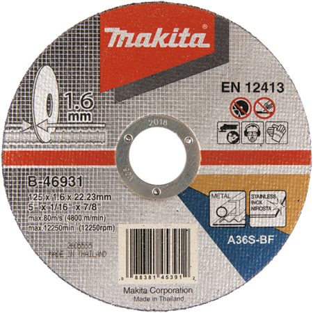 Makita B-46931 Tanka rezna ploča 125x1,6x22,23