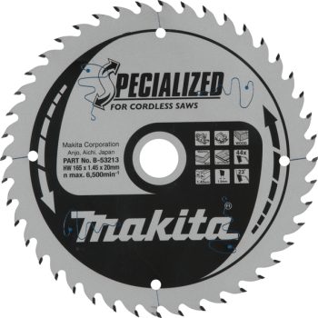 Makita B-53213 TCT list pile, 165x20x44Z, za AKU,drvo,MDF,laminat