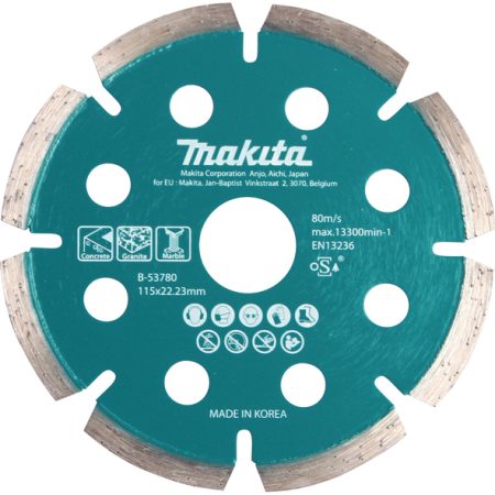 Makita B-53780 Dia. rezalna ploča THIN 115mm (AC/DC),beton,granit