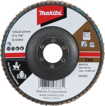 Makita B-53942 Lamelirane brusne pl. za teške rad. Z80 125X22,25