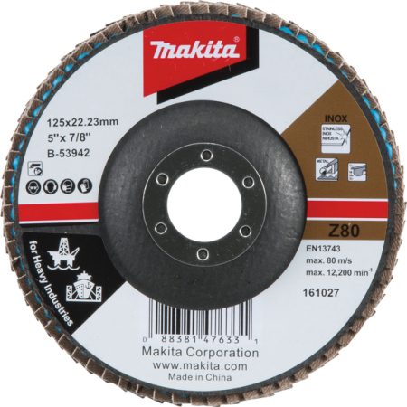 Makita B-53942 Lamelirane brusne pl. za teške rad. Z80 125X22,25