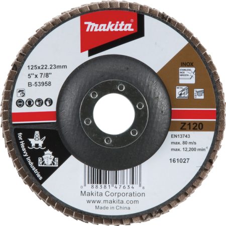 Makita B-53958 Lamelirane brusne pl. za teški rad Z120 125X22,26