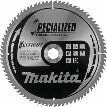 Makita B-67315 TCT list pile Efficut, 305x30x80Z, za drvo