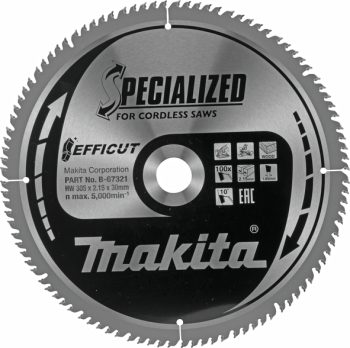 Makita B-67321 TCT list pile Efficut, 305x30x100Z, za drvo
