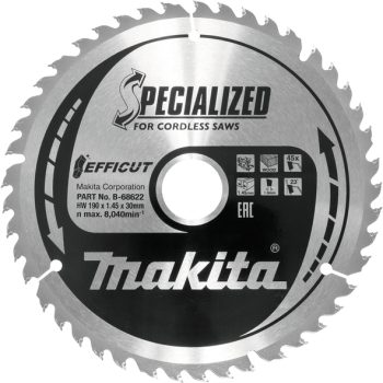 Makita B-68622 TCT list pile EFFICUT 190mm×45Z