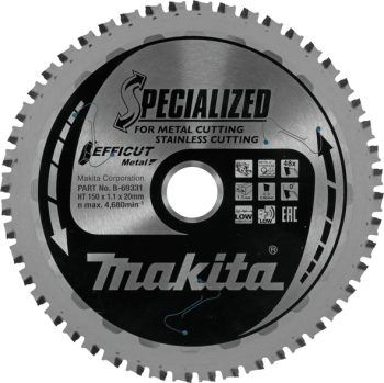 Makita B-69331 TCT list pile Efficut, 150x20x48Z, za metal