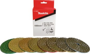 Makita D-15805 8-dijelni set dijamantnih jastučića za poliranje