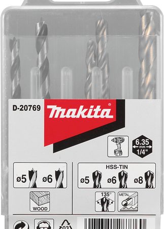 Makita D-20769 5-dijelni set svrdala 5,36mm, za udarni odvijač