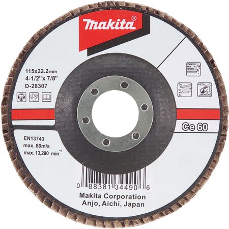 Makita D-28363 Brusna ploča od fiberglasa,kutna,metal Ce120 125