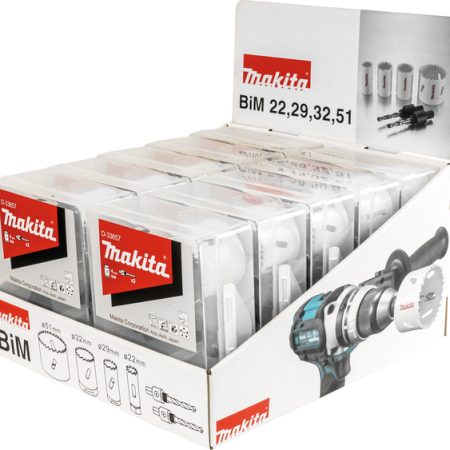 Makita D-33657-10 6-djelni set HSS-BIM kruna sa adapterom i centrinim svrdlom (10/1)
