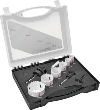Makita D-47139 6-dijelni set HSS-BIM kruna za električare