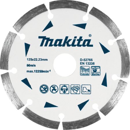 Makita D-52766 Dia. ploča segm, beton, mramor 125x7x22,23mm