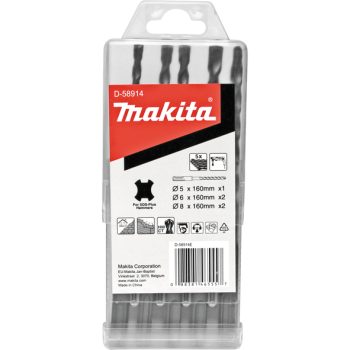Makita D-58914 5-dijelni set svrdala za SDS-PLUS čekič