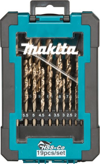 Makita D-67561 19-dij. set nastavaka za bušenje HSS-Co