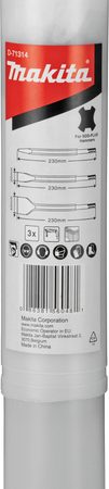 Makita D-71314 3-djelni set dlijeta za SDS-PLUS bušilice