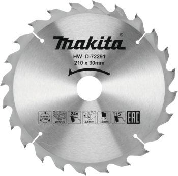Makita D-72291 TCT list pile za drvo 210mm x 30mm x 24T