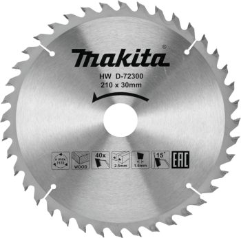 Makita D-72300 TCT list pile za drvo 210mm x 30mm x 40T