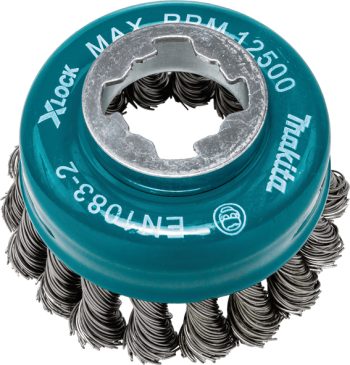 Makita D-73330 Lončasta četka, pletena INOX X-LOCK