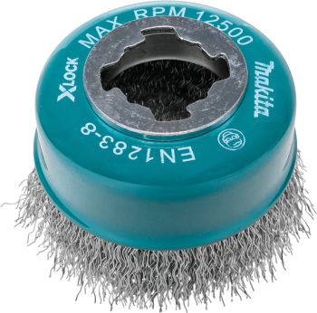Makita D-73396 Lončasta četka, valovita čelična X-LOCK