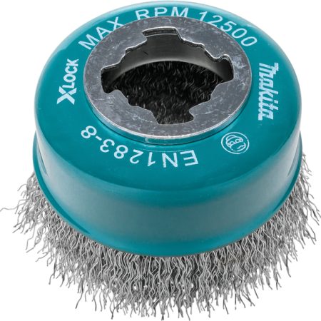 Makita D-73396 Lončasta četka, valovita čelična X-LOCK