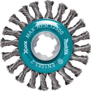 Makita D-73405 Tanjurasta četka, pletena čelik X-LOCK