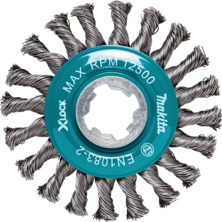 Makita D-73405 Tanjurasta četka, pletena čelik X-LOCK