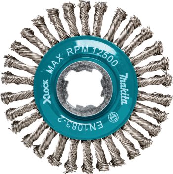 Makita D-73411 Tanjurasta četka, pletena čelik X-LOCK