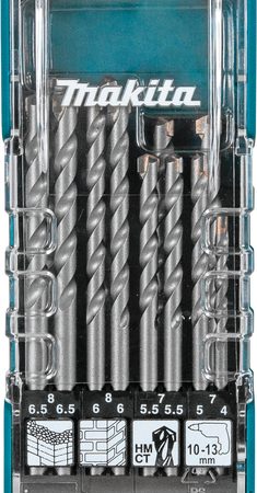 Makita D-73483 12-dijelni set svrdla za ciglu, cilindrični prihvat