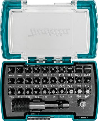 Makita D-74762 32-dijelni set bitova 25mm s držačem 1/4